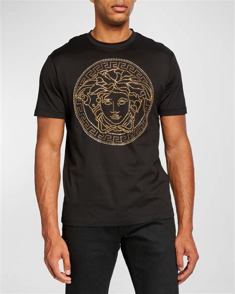 versace grau medusa tshirt|men's versace t shirt sale.